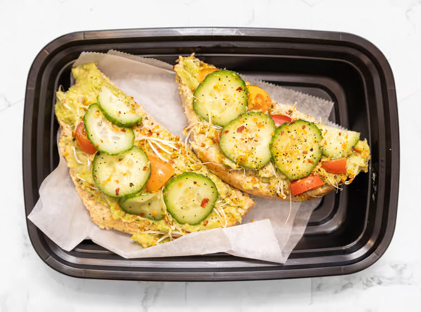 Avocado Hummus Toast